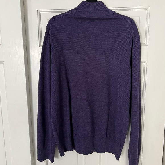 Bonobos 1/4 zip- size L slim fit. Purple. Like new - Picture 3 of 3